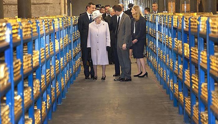 @Morbidful The Bank of England Gold Vault. The vault is hidden deep inside the streets of London. It is one of the World’s largest stores of gold ever. The vault contains over 4 million tons of gold and as you would guess,