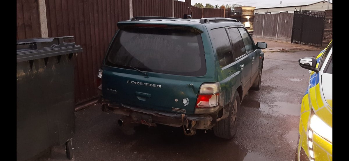 PC’s Little and Kime have located and seized this Subaru near Aldermaston this evening as it is believed to have been used in crime over the weekend. The vehicle will be subjected to a forensic examination and will then likely be crushed 🕵️‍♂️