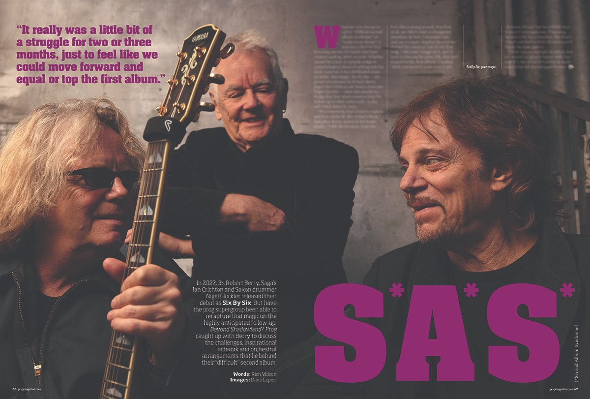 Attention @sixbysixband fans! The prog supergroup discuss their second album Beyond Shadowland in the brand new issue of Prog Magazine. This issue is in the shops now! Or you can buy online here: bit.ly/buyprogmag