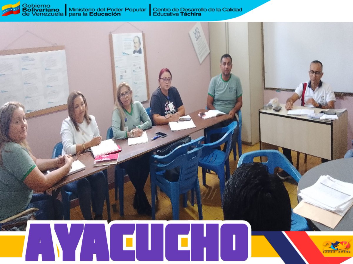 #28mayo24 .. Consejo de Supervisores.. Orientaciones Generales: Planes de trabajo para el desarrollo de actividades pedagógicos y administrativos.. Cumpliendo con las Políticas educativas.
#AyacuchoPotenciaEducativa
<a href="/_LaAvanzadora/">Yelitze Santaella</a> 
<a href="/Berzabethg1/">Berzabethgandicaoficial</a> 
<a href="/cdceayacucho/">CDCE Municipio Ayacucho</a> 
<a href="/CDCETachira/">CDCE Táchira</a>