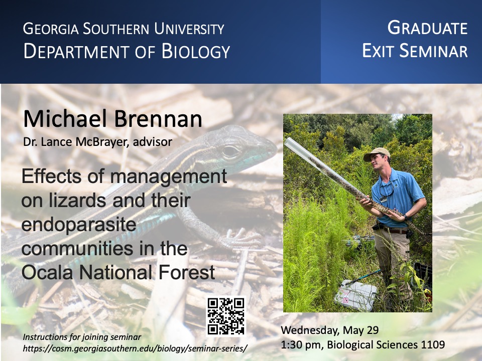 Georgia Southern Herp Collection (@herpgsu) on Twitter photo There are two herpetology-related graduate exit seminars in our department tomorrow. Open to the public or join in via Zoom. #lizards #gradresearch There are two herpetology-related graduate exit seminars in our department tomorrow. Open to the public or join in via Zoom. #lizards #gradresearch