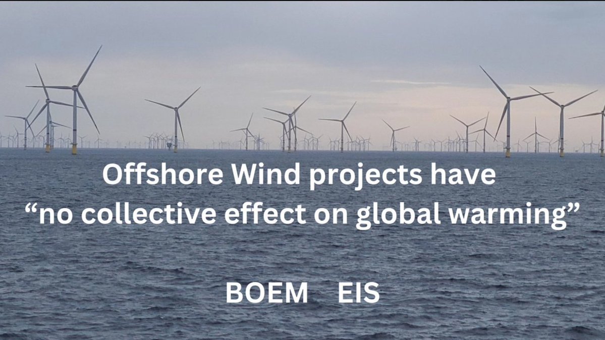 Is it worth destroying the habitats of #MarineMammals & endangered birds to industrialize the ocean with OSW? Even BOEM says #OffshoreWind won't impact climate change. So why is @GovMurphy pushing for it? #FollowTheMoney