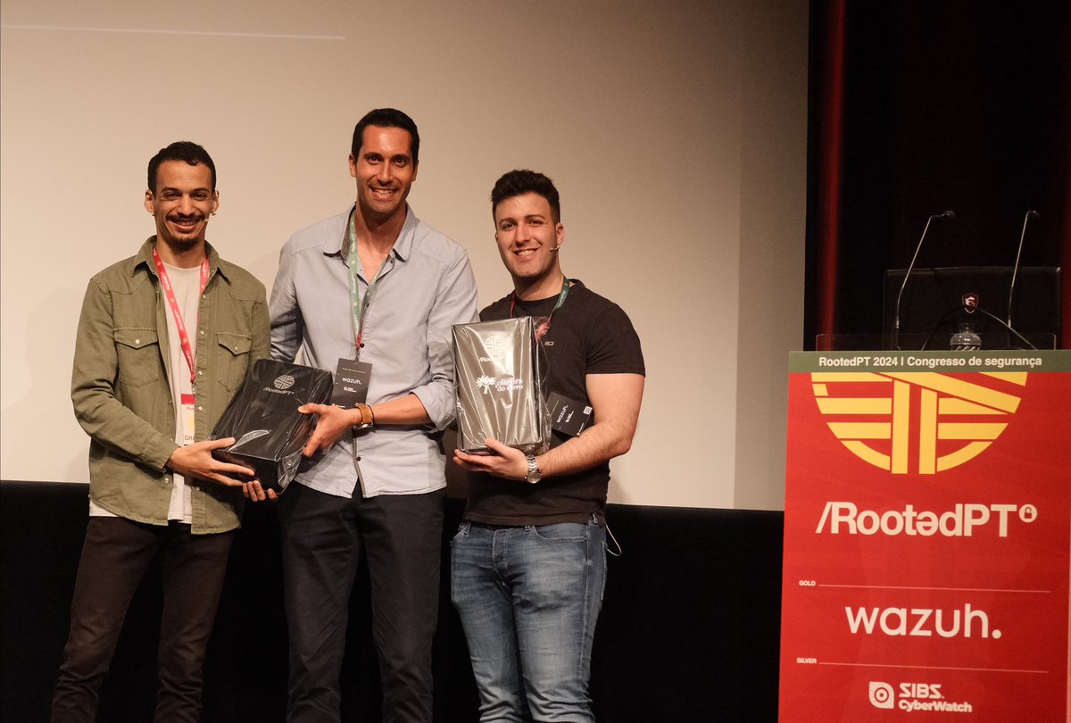 ElwaliKarkoub's tweet photo. A pleasure participating in RootedCon portugal 🇵🇹 and showcasing how to detect an exploit of XZ vulnerability with Wazuh alongside my colleague @casares_robles
Outstanding & well organized event from all the stuff.
#rootedcon #rootedconPT #wazuh #XZ #cybersecurity https://t.co/pqUmG0b5CD