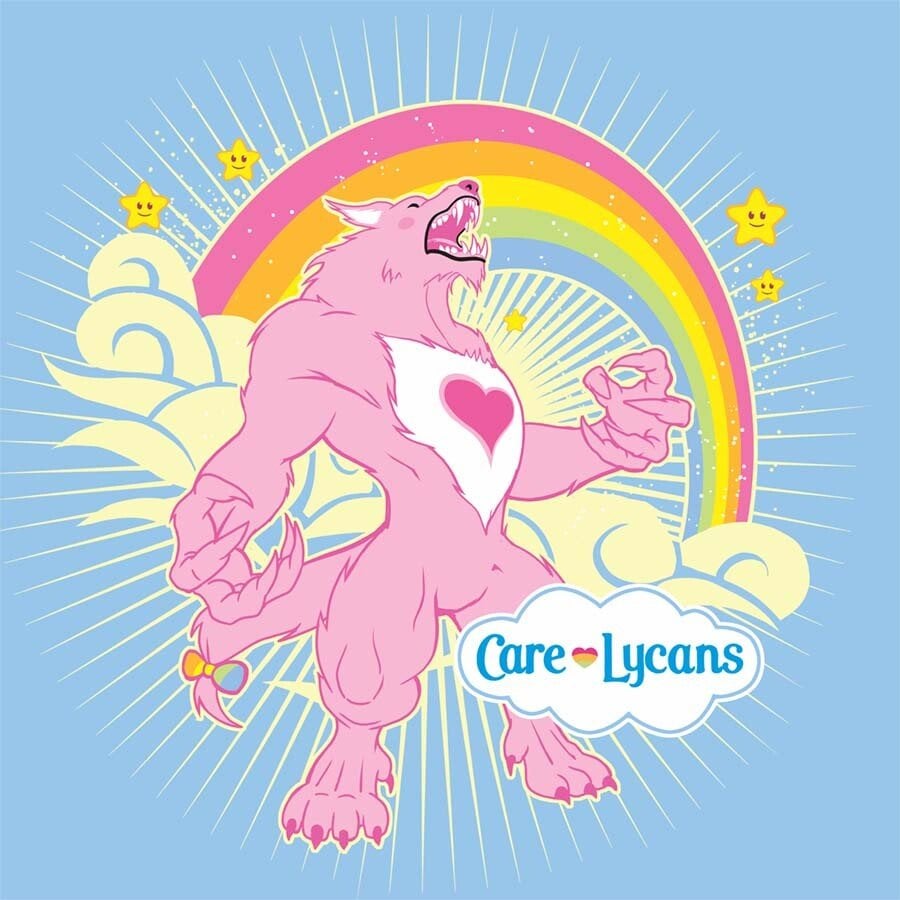 spartan_k9's tweet photo. Forget care bears.
 GIVE ME CARE WEREWOLVES

I don't know who made this https://t.co/g0hVpKv0T4