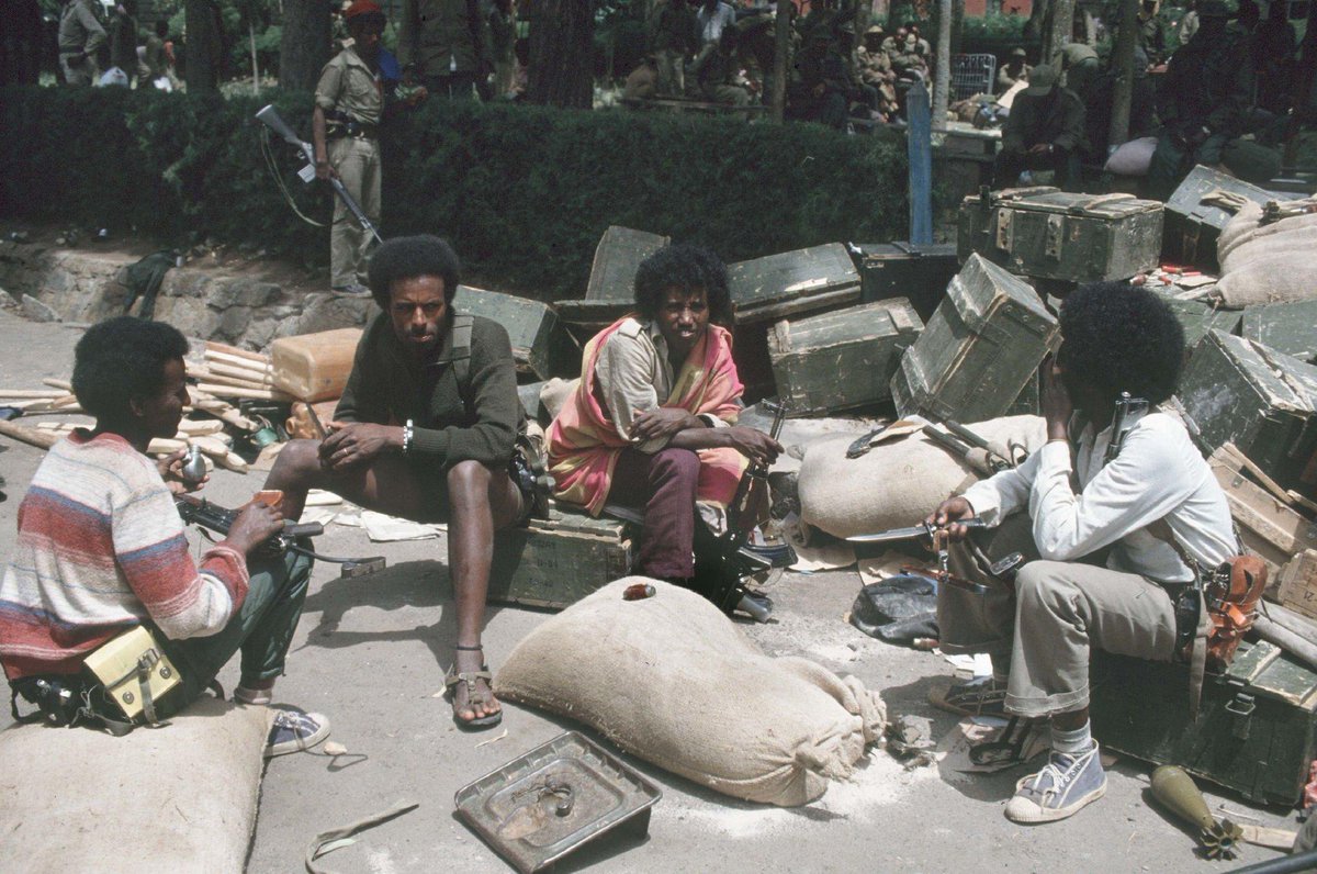 Rebels controled Addis Ababa May 1991