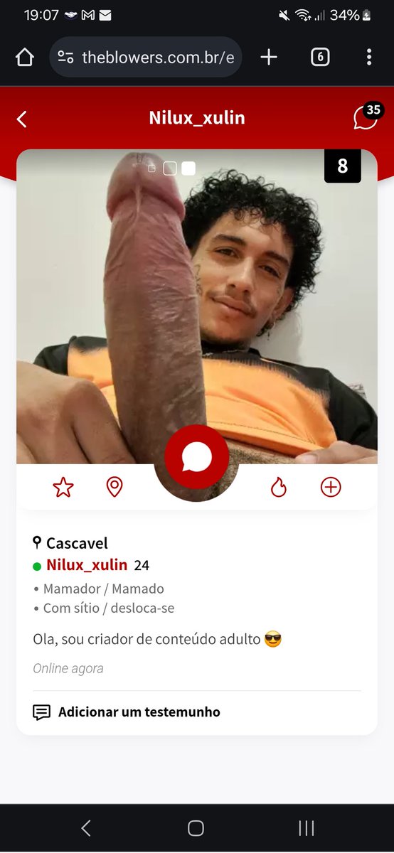Nilux_xulin's tweet photo. Já pensou em receber uma mamada assim agora? Entre no site do @TheBlowers e procure agora mesmo uma pica pra mamar ou seja mamado por alguém próximo a você
Só entrar no site e procurar no mapa: 
https://t.co/V5H8307n4e https://t.co/S09uNZg0cB