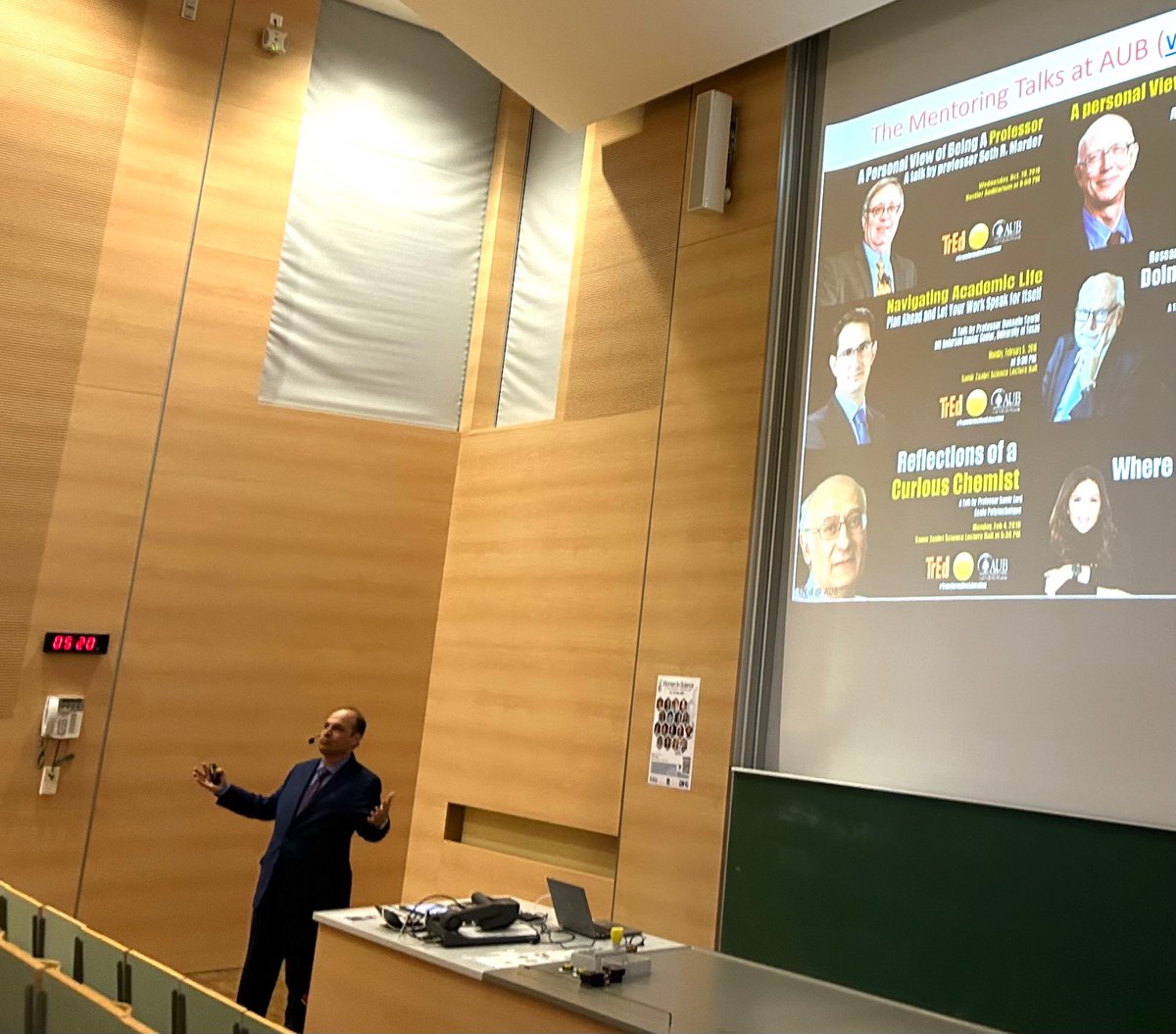 Tsogoeva_Group's tweet image. We enjoyed a brilliant lecture of Prof @BilalRKaafarani on #TransformativeEducation 
@AUB_Lebanon! Thank you Bilal for visiting us at @UniFAU !☀️