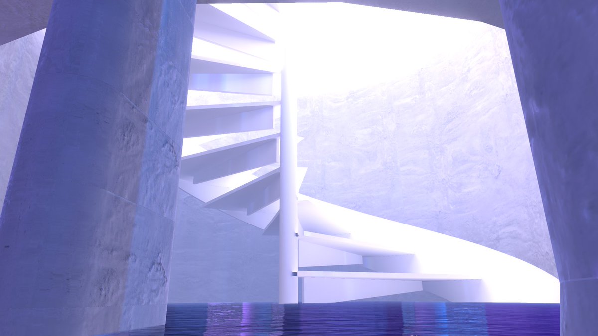 tokiwailm's tweet photo. 歪んだ洗面台／Ｎｅｏｎ Ｐｏｏｌｓｉｄｅ　―By 浜名湖なこ
首都圏外郭放水路+LiminalSpace風Pool+ヴェイパーウェーブ、という人気要素の組み合わせの調和が絶妙なワールド。それぞれの背景にある異世界っぽさというのものを互いに補っていて良い感じですね。
 #VRChat_world紹介 https://t.co/tzJxgWIYt0