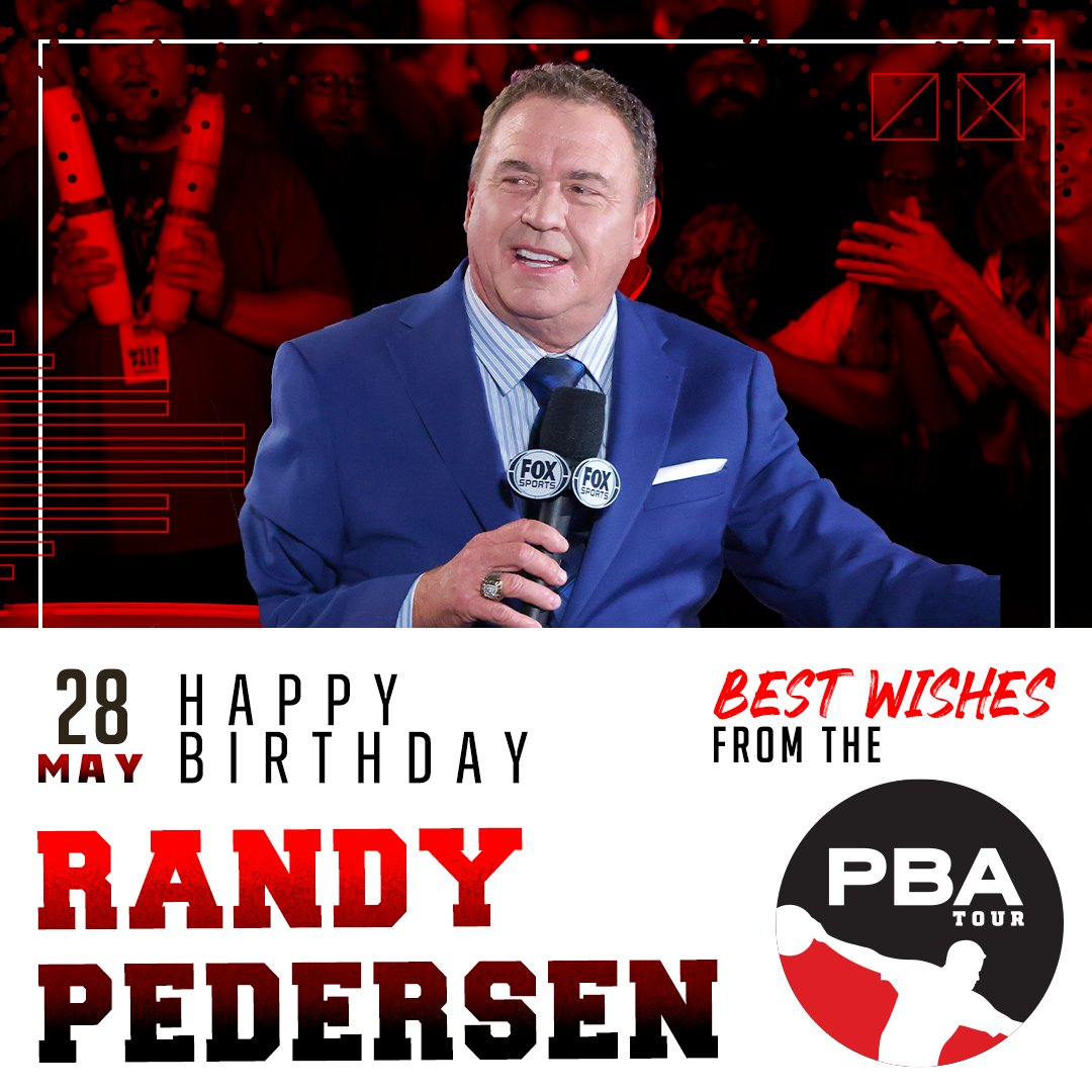 Happy Birthday to the man behind the mic and PBA Hall of Famer, Randy Pedersen! 🎉