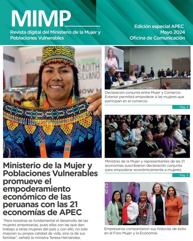 🤩📰 #MIMPboletín | Conoce las noticias más resaltantes del sector. Edición especial #APECPerú2024.
Mantente informada e informado con nuestro boletín. 

⤵️ Clic aquí: bit.ly/4dYpeca