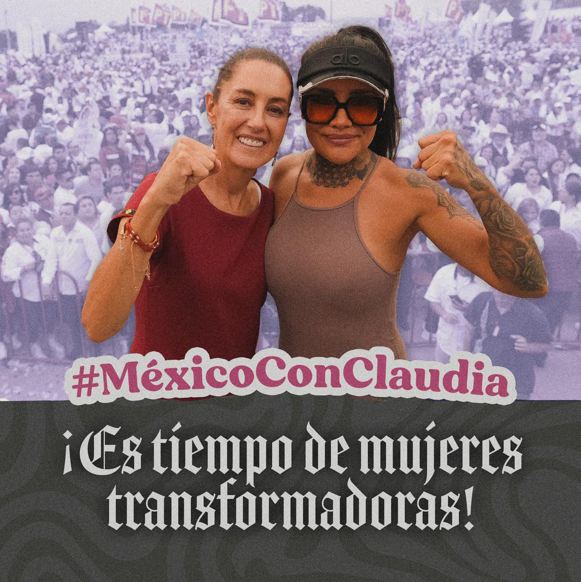 DulceAvRi's tweet photo. ¡¡Es tiempo de mujeres!!

Es tiempo de la Dra Claudia Sheimbaum.

#MichoacánConClaudia
#VotaTodoMorena https://t.co/wSEAO1VUIm