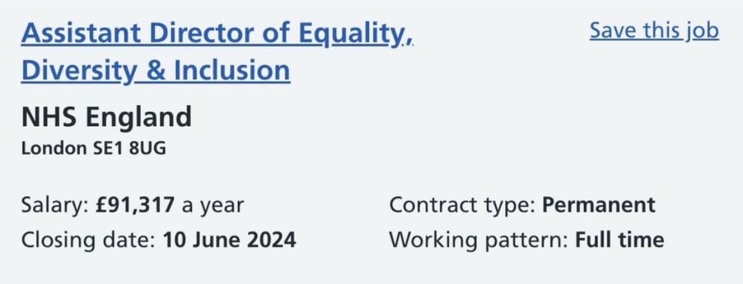 Alexa, why is the NHS haemorrhaging money?… £93,317 for an absolutely nonsense role.