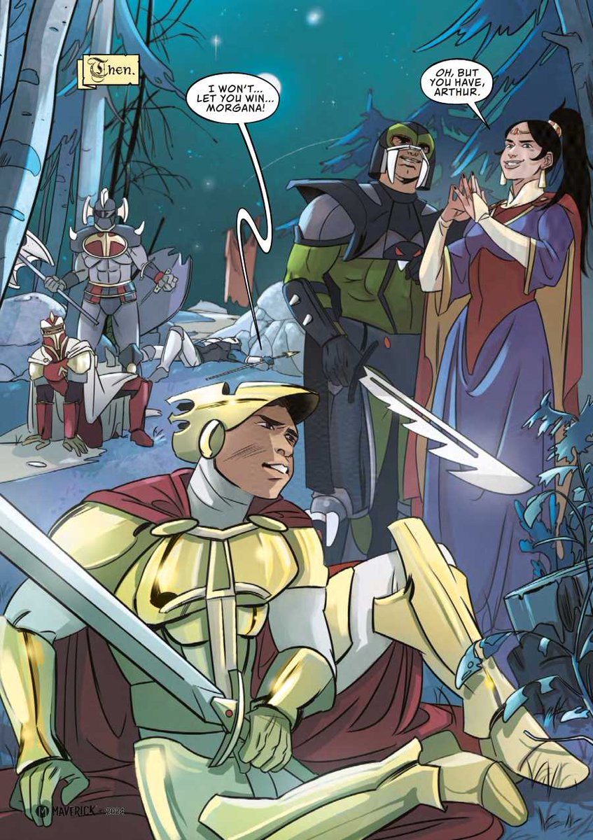 'I used to watch it when I was a kid.' Writer Joe Carolla revisits a beloved animated adventure in KING ARTHUR & THE KNIGHTS OF JUSTICE from @MadCaveStudios: previewsworld.com/Article/274780… #90sanimestyle #KingArthur