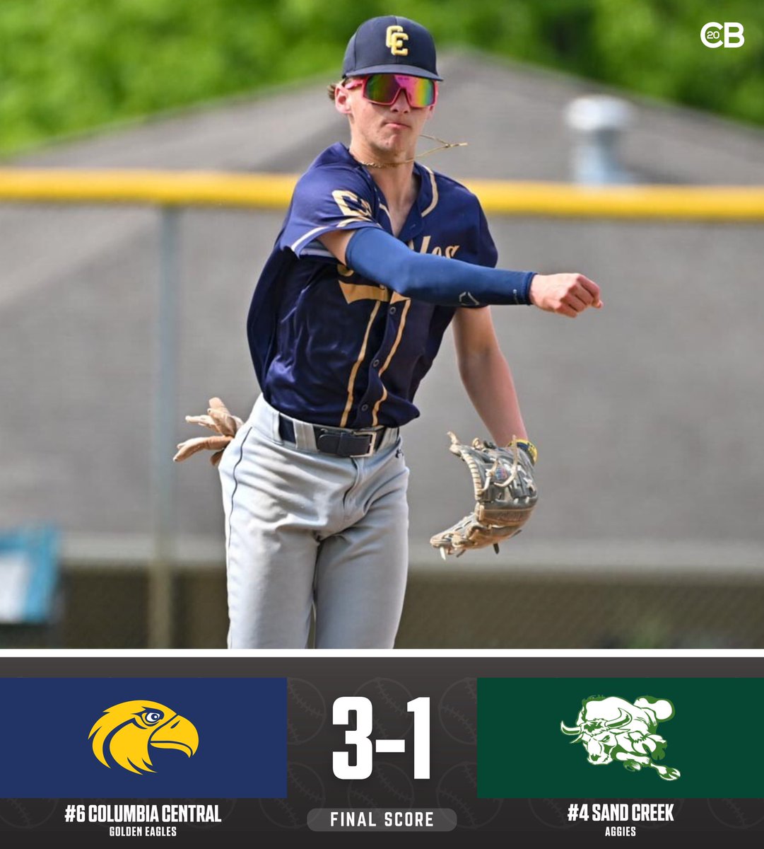 Columbia Central heads to the District 85 Tournament after downing Sand Creek in the Pre-Qualifying Round ⚾️