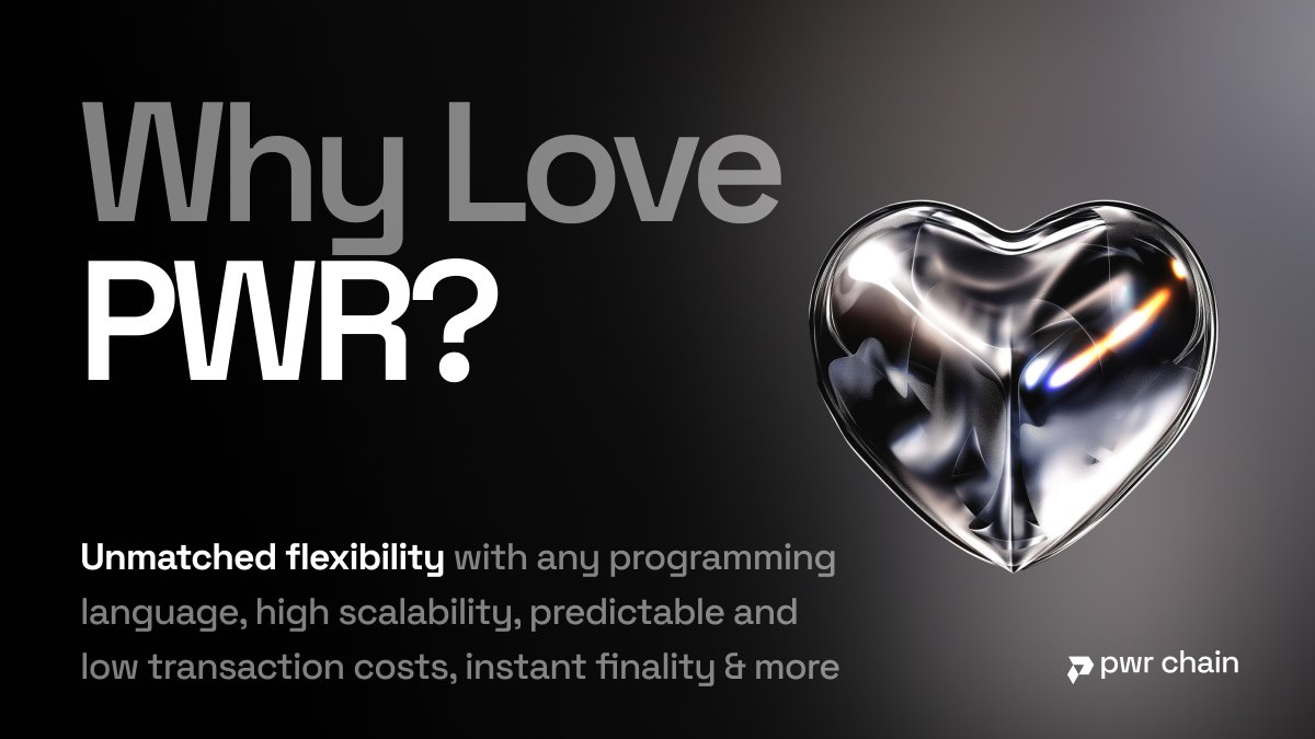 Here's why developers love building on PWR:

-Unmatched Flexibility: They can use any programming language, without the need to learn new, niche languages.
-High Scalability: PWR handles over 300k transactions per second, perfect for applications requiring high throughput.
-Cost