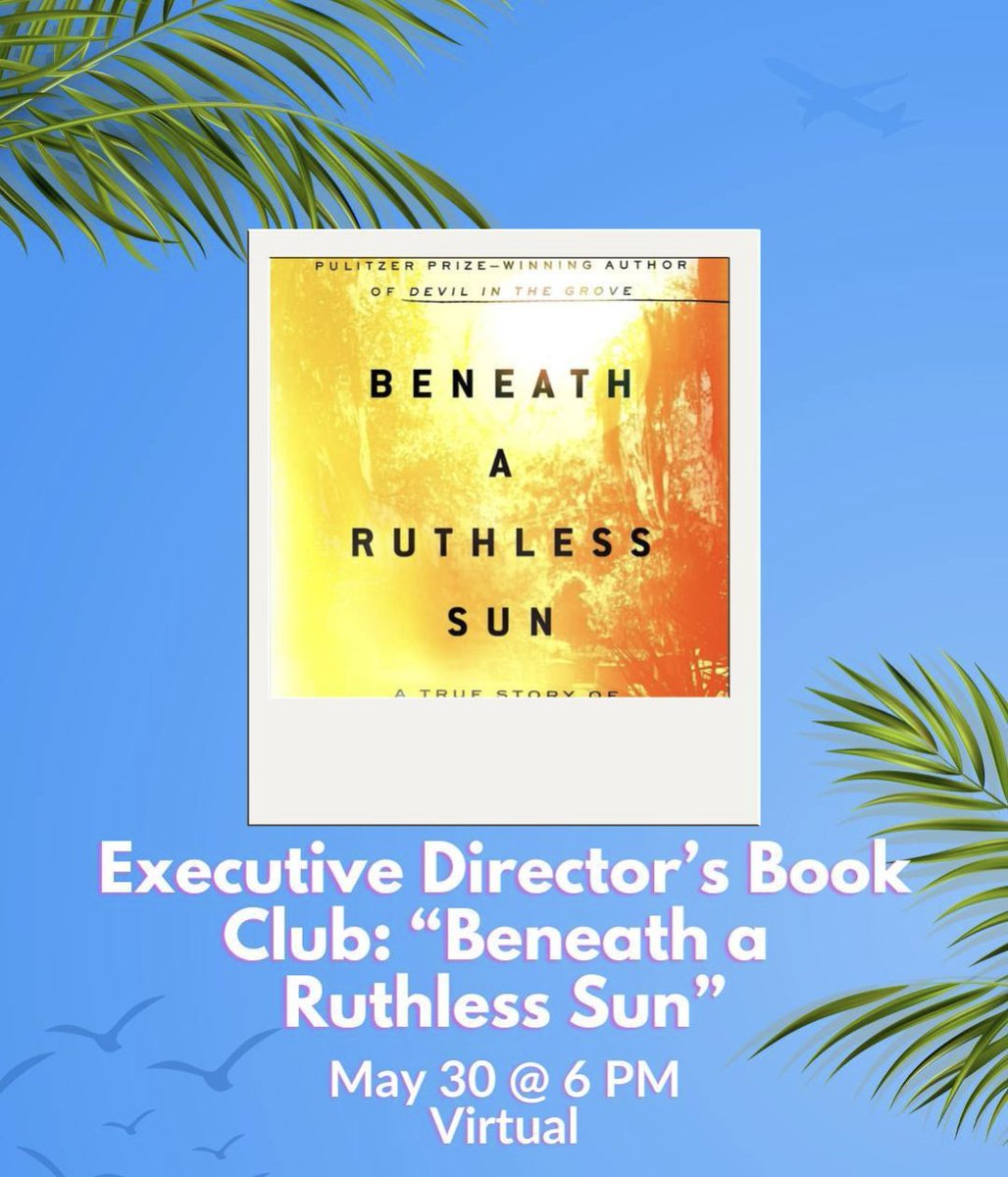 Thurs. 5/30 @ 6 pm Eastern with the fabulous @dr_mbutler and @FlHumanities on @Gilbert_King's book Beneath a Ruthless Sun  #sharemylake #lakecountyfl #floridahistory #historymatters #civilrights #sschat #sschatreads #FLEDchat #okahumpka floridahumanities.org/event/executiv…