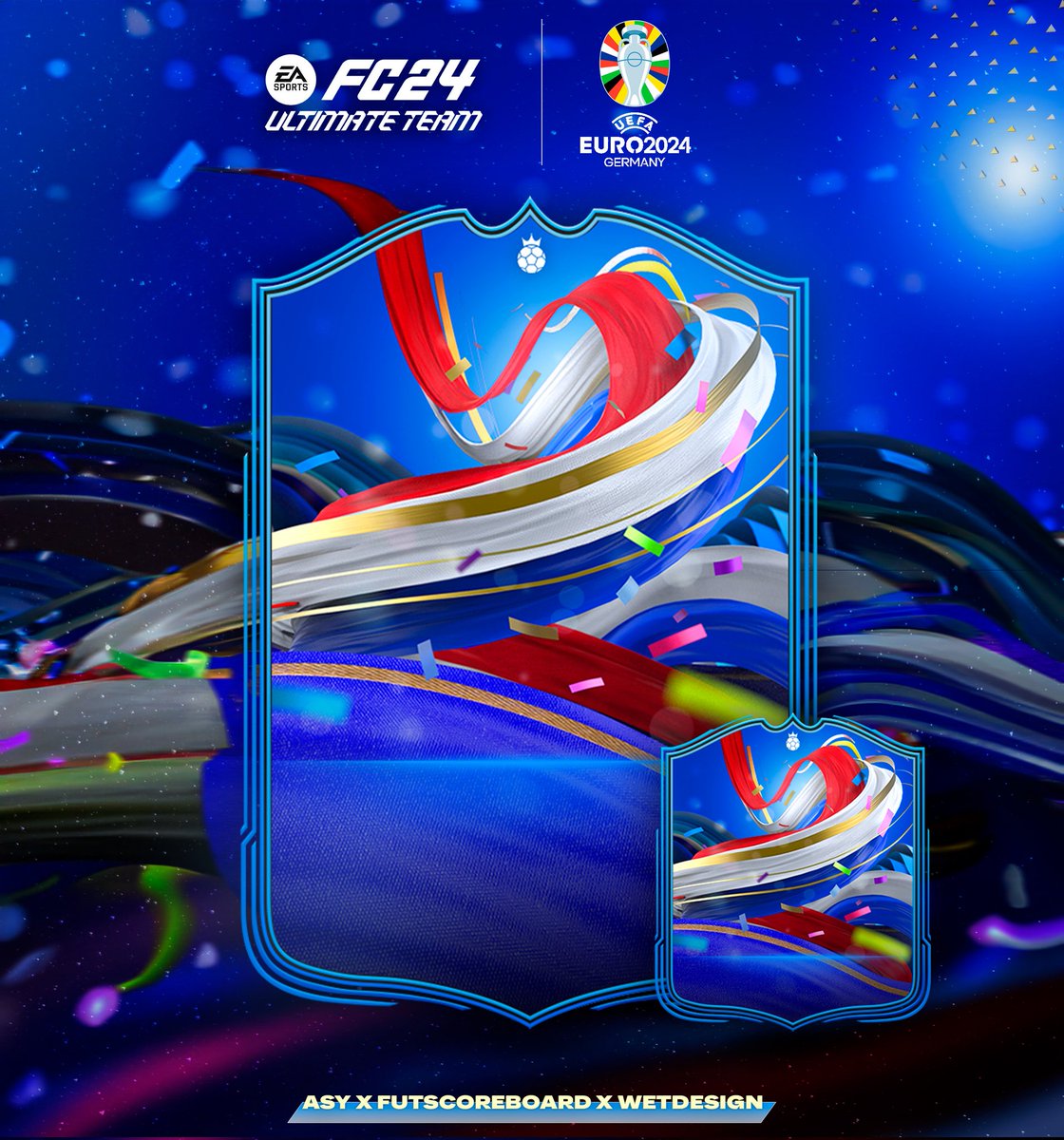 🚨 HEROES will be included in UEFA EURO 2024 Promo 💣🔥 Official card design ✅️ Make sure to follow @AsyFutTrader, @Fut_scoreboard & @WetDesignFUT for more news! 🤝