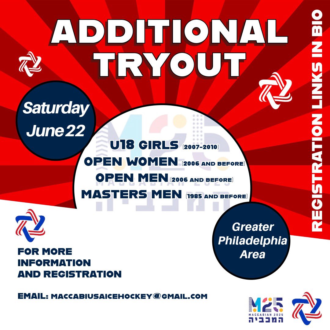 Contact us to find out how to register for an opportunity to tryout to be a part of the team for the Maccabiah in 2025! #maccabiusa