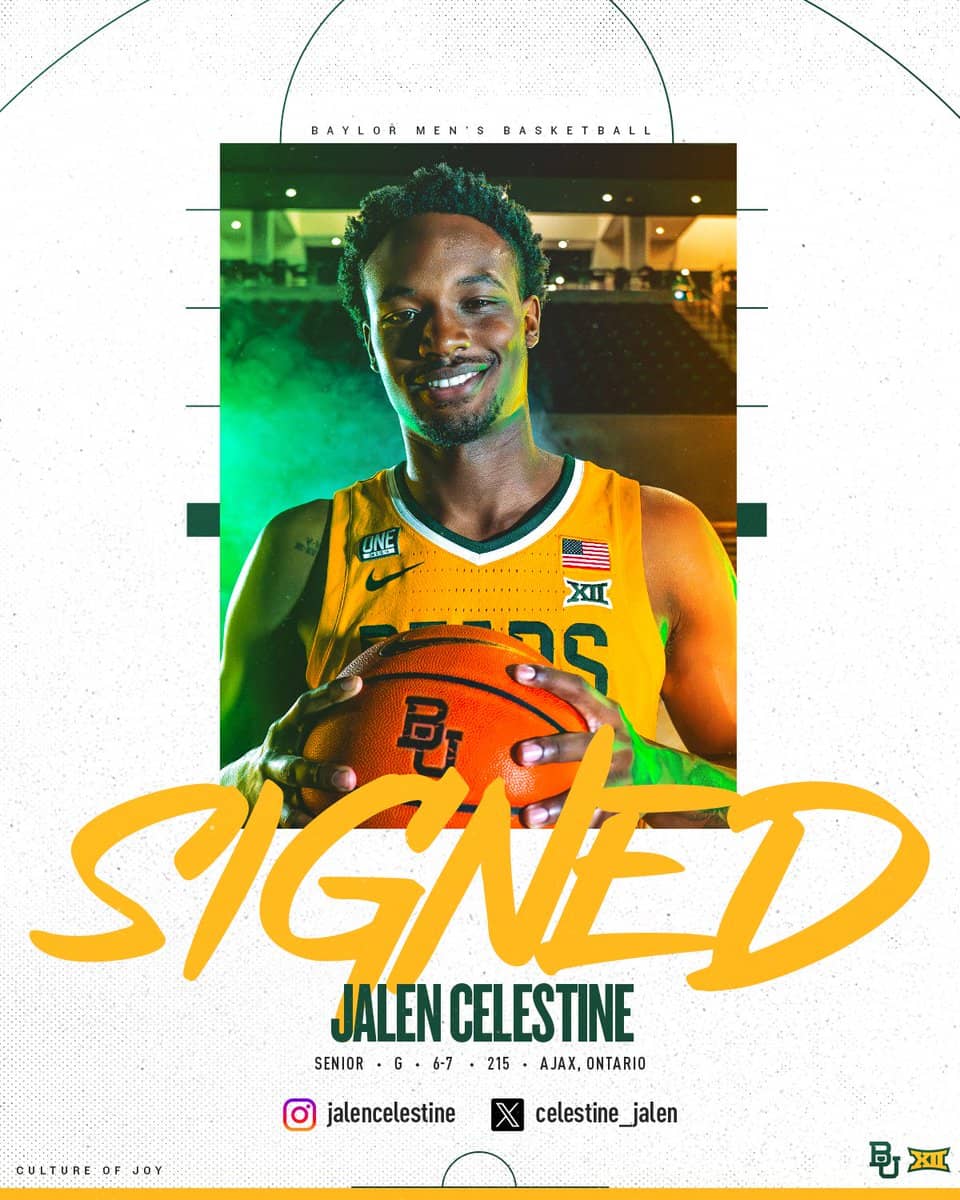 .@MattMosley & @realcamstuart, talking @BaylorMBB with @CalMBBall transfer Jalen Celestine @celestine_jalen. Jalen talks about the decision to come to Baylor, recovering from a major knee injury, growing up in Canada & more. podserve.fm/episodes/14132…