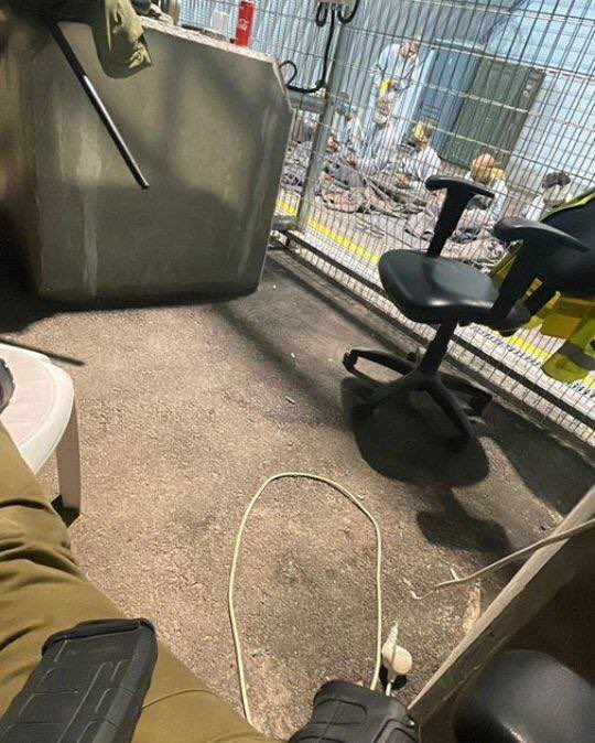 More images of Israel putting civilians in CAGES!

Why doesn’t the world care?! 🤬