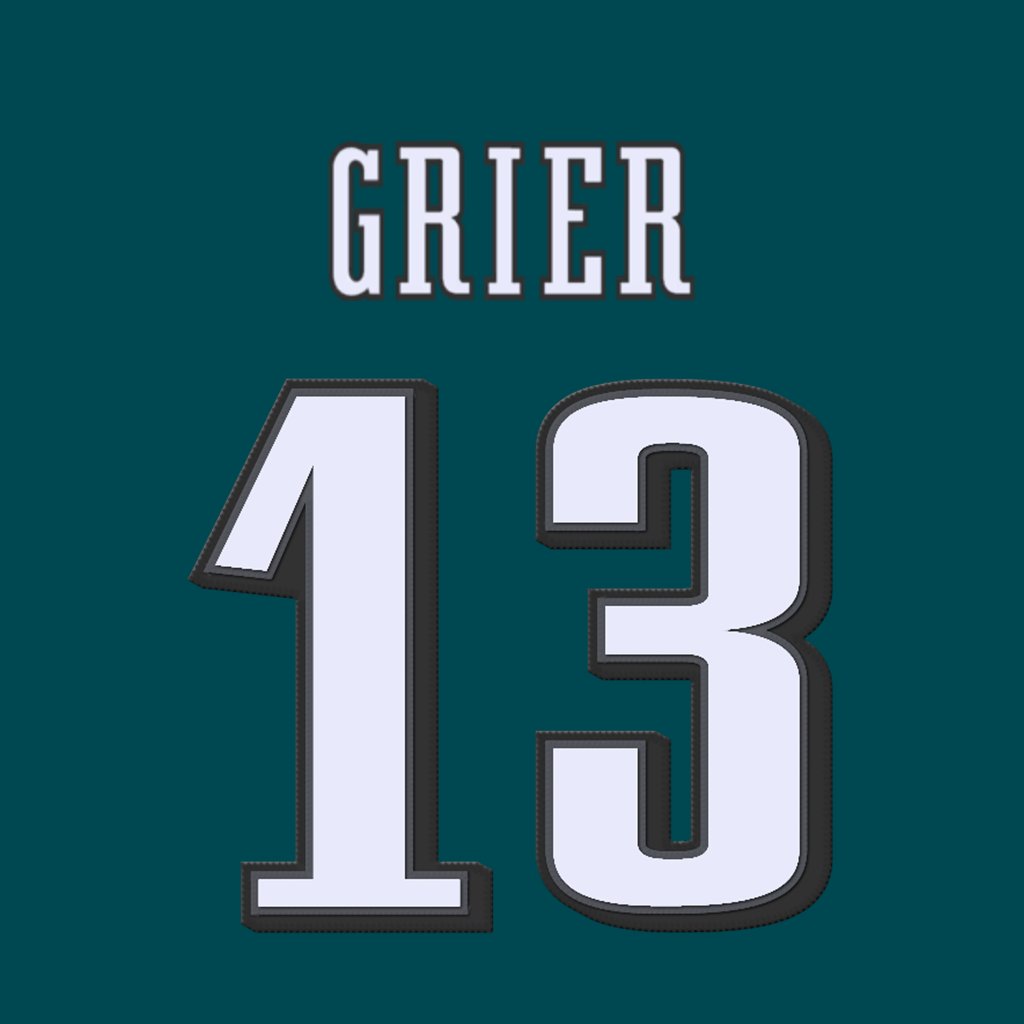 Philadelphia Eagles QB Will Grier (@willgrier_) is wearing number 13. Last assigned to Devante Parker. #FlyEaglesFly