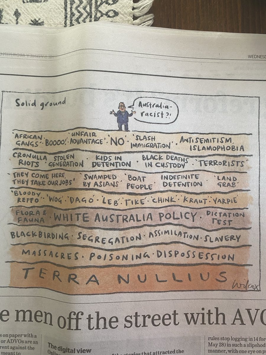 ⁦<a href="/cathywilcox1/">The Cathy Wilcox</a>⁩ nails it, again.