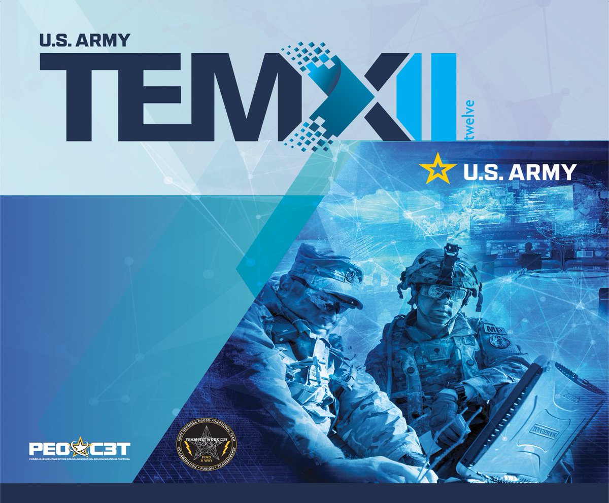 Welcome to Philly!
 
The Army’s Technical Exchange Meetings are back in town! We are excited to be a part of #TEM12 with some incredible panels in partnership with @PEOC3T and NET CFT. Don't miss out on this week's events! 

We hope to see you there!