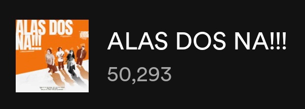 happy 50k to #alasdosna #janineberdin 

🔗 open.spotify.com/track/3R3qQuTm…