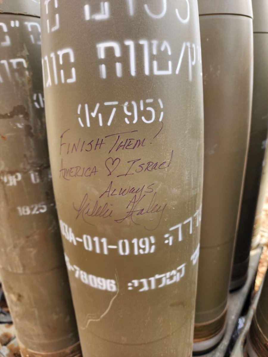 Nikki Haley's Controversial Message: 'Finish Them!' Sparks Debate Amidst Israel Visit Nikki Haley, the former U.S. Ambassador to the United Nations and a former presidential candidate, visited Israel and signed an Israeli artillery shell with the message 'Finish them! America