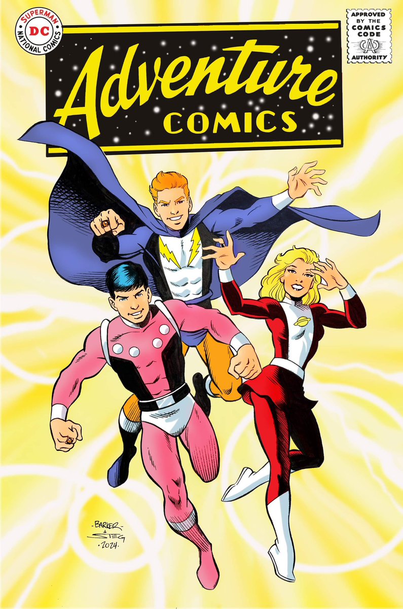 Mark Stegbauer (@markstegbauer) on Twitter photo The Legion of Superheroes founders!! Pencils, colors and cover mock up by my buddy <a href="/garybarkerart/">Gary Barker</a> and inks by me! I’ll have this as a print at Heroes Aren't Hard To Find <a href="/heroesonline/">HEROESONLINE</a> #heroescon ! Hope you dig it! The Legion of Superheroes founders!! Pencils, colors and cover mock up by my buddy <a href="/garybarkerart/">Gary Barker</a> and inks by me! I’ll have this as a print at Heroes Aren't Hard To Find <a href="/heroesonline/">HEROESONLINE</a> #heroescon ! Hope you dig it!