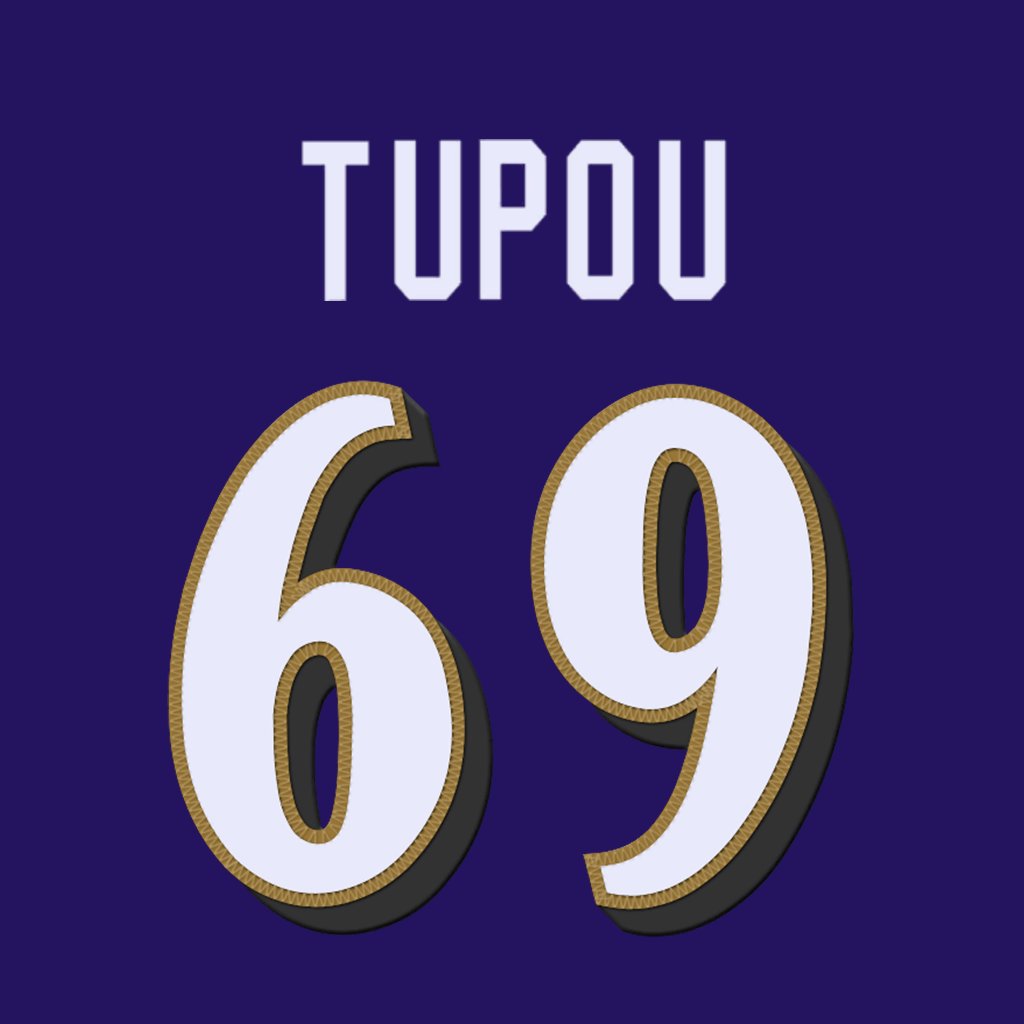 Baltimore Ravens DL Josh Tupou (@JoshTupouCU) is wearing number 69. Last assigned to Ja'Mion Franklin. #RavensFlock