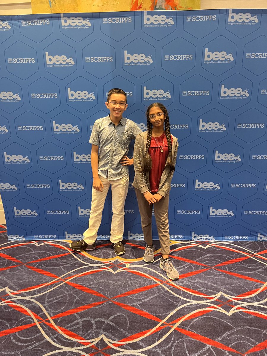 Nancy Golden (@nancygoldenocps) on Twitter photo Congratulations to 2 of our spellers that are advancing to the Quarterfinals of the Scripps National Spelling Bee tomorrow!! @Discovery_MS <a href="/OGAOCPS/">Orlando Gifted Academy</a> <a href="/Fdn4OCPS/">Foundation for OCPS</a> <a href="/CDLocps/">Curriculum and Digital Learning</a> Congratulations to 2 of our spellers that are advancing to the Quarterfinals of the Scripps National Spelling Bee tomorrow!! @Discovery_MS <a href="/OGAOCPS/">Orlando Gifted Academy</a> <a href="/Fdn4OCPS/">Foundation for OCPS</a> <a href="/CDLocps/">Curriculum and Digital Learning</a>