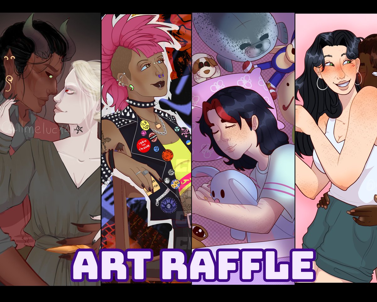 Time for my first ART RAFFLE💜🌟 🌠Follow me 🌠RT + like this tweet 🌠Comment with your OC 🌠1 Winner - Half Body drawing! ENDS June 10th✨ Thanks all for your support,I'm just doing this for fun 🧚‍♂️ #art #artmoots #artraffle