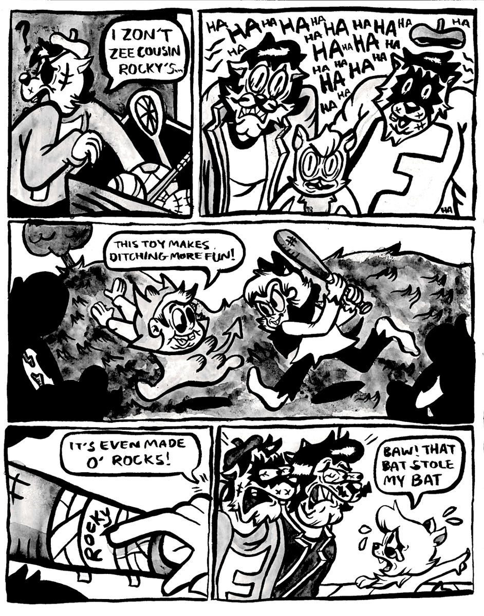 lksassi's tweet image. Got a full-time job a few months ago but I'm back with page 4 of Little Lilith's 7th issue. #comics