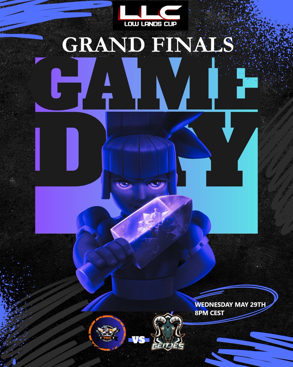 TasteMyXbow <a href="/TasteMyXbow/">TasteMyXbow</a> 🇺🇸

🎯#ClashRoyale
🏆<a href="/Low_Lands_Cup/">Low Lands Cup</a>

Today we will give it our best in the Grand Finals🏆 
🆚<a href="/Geitjes1/">Geitjes</a>
🗓️Wednesday May 29th
🕗8pm CEST