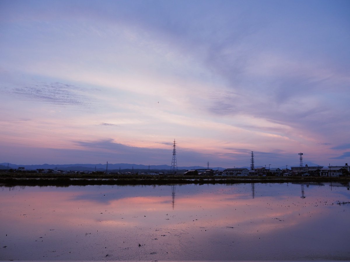 #reflection 
#magichour
#sunset
#powerline 
#鉄塔
#マジックアワー
#リフレクション
#夕焼け

はじまるよ🍒