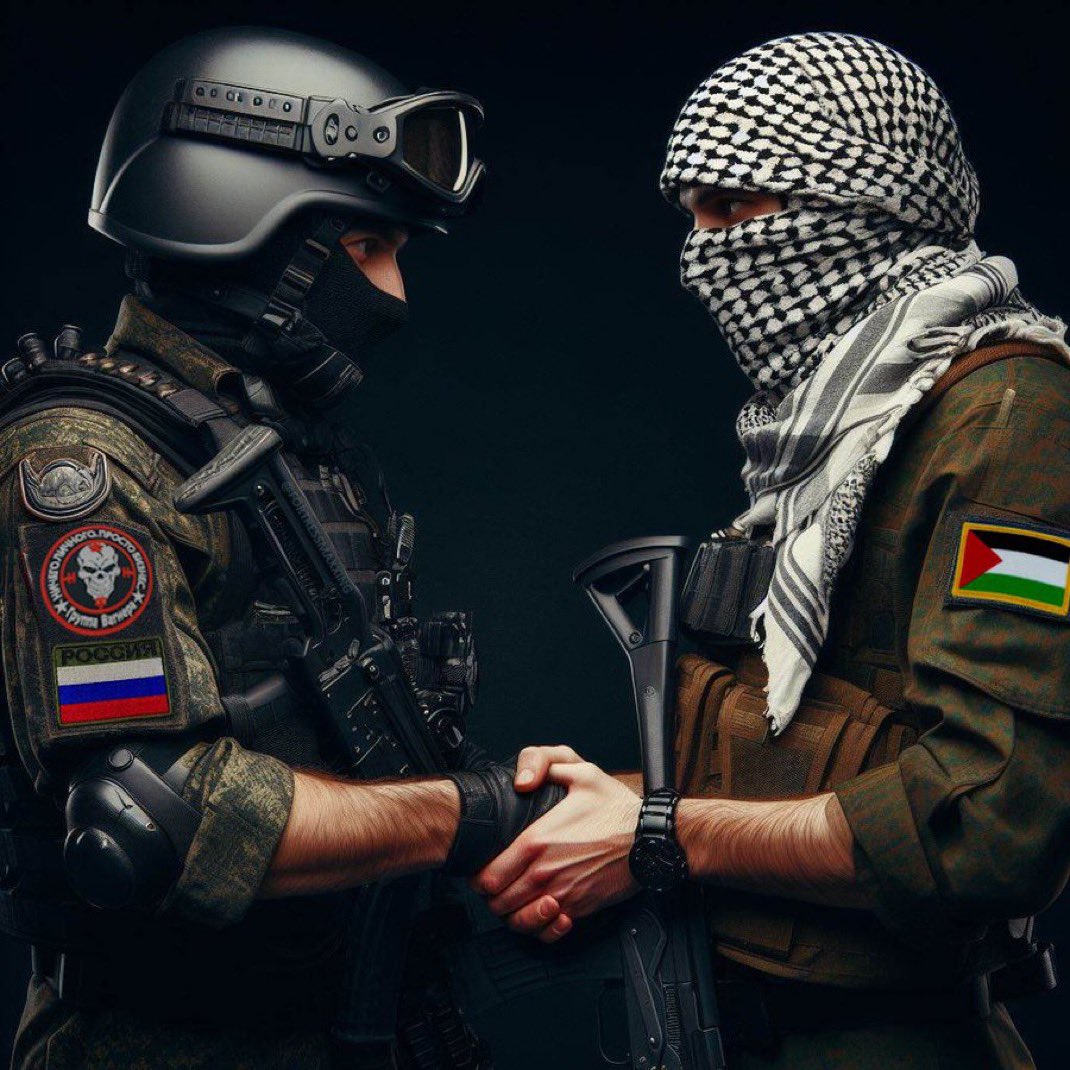 ❤️🇷🇺🇵🇸 RUSSIA stands with PALESTINE!