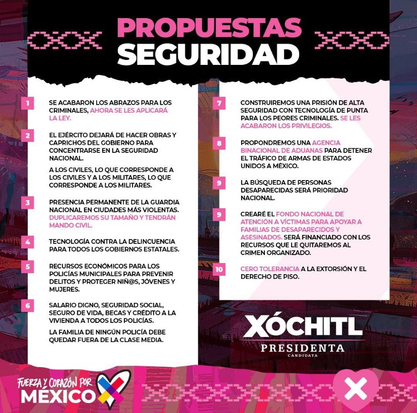 #MiVotoEsParaXóchitl 

Bertha Xóchitl Galvez 
PRESIDENTA DE MEXICO 
2024-2030 
  🫶🏻🩷🫶🏻🩷🫶🏻🩷🫶🏻🩷🫶🏻