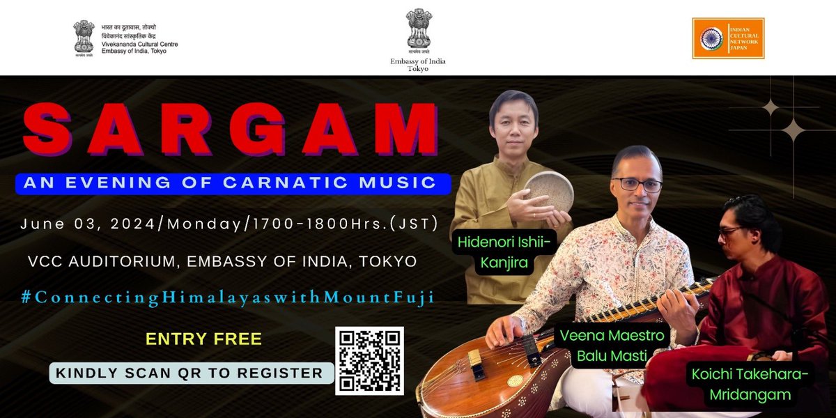 ICCR in Japan (Vivekananda Cultural Centre,Tokyo) (@ICCR_Japan) on Twitter photo 2024-05-29 03:33:42