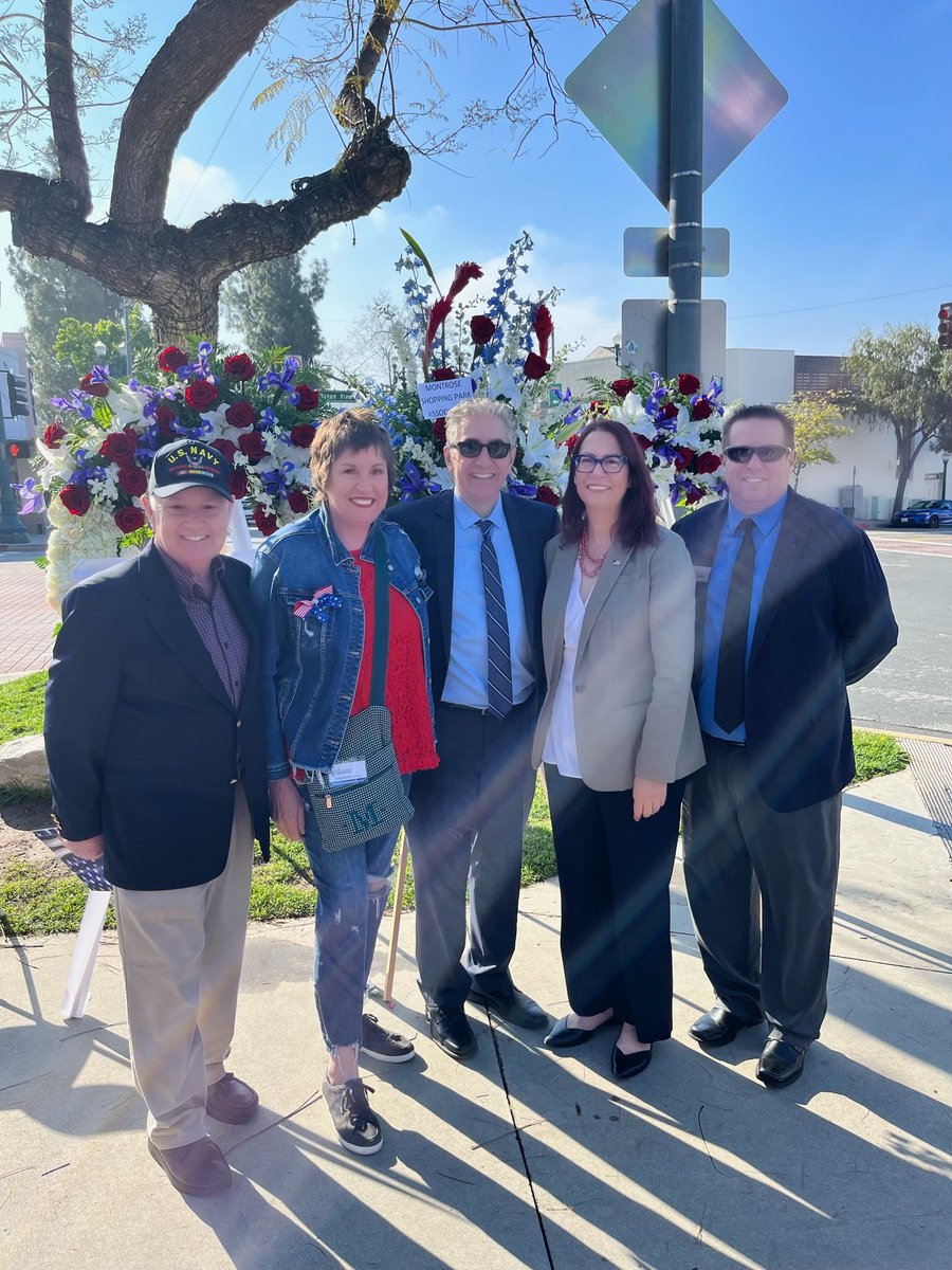 Memorial Day reminds us that freedom is never free. Our fallen service members gave their lives for to protect our Democracy & our way of life. On Memorial Day, we honor the fallen. Thank you, Montrose, Glendale, & Burbank for your beautiful Memorial Day ceremonies!