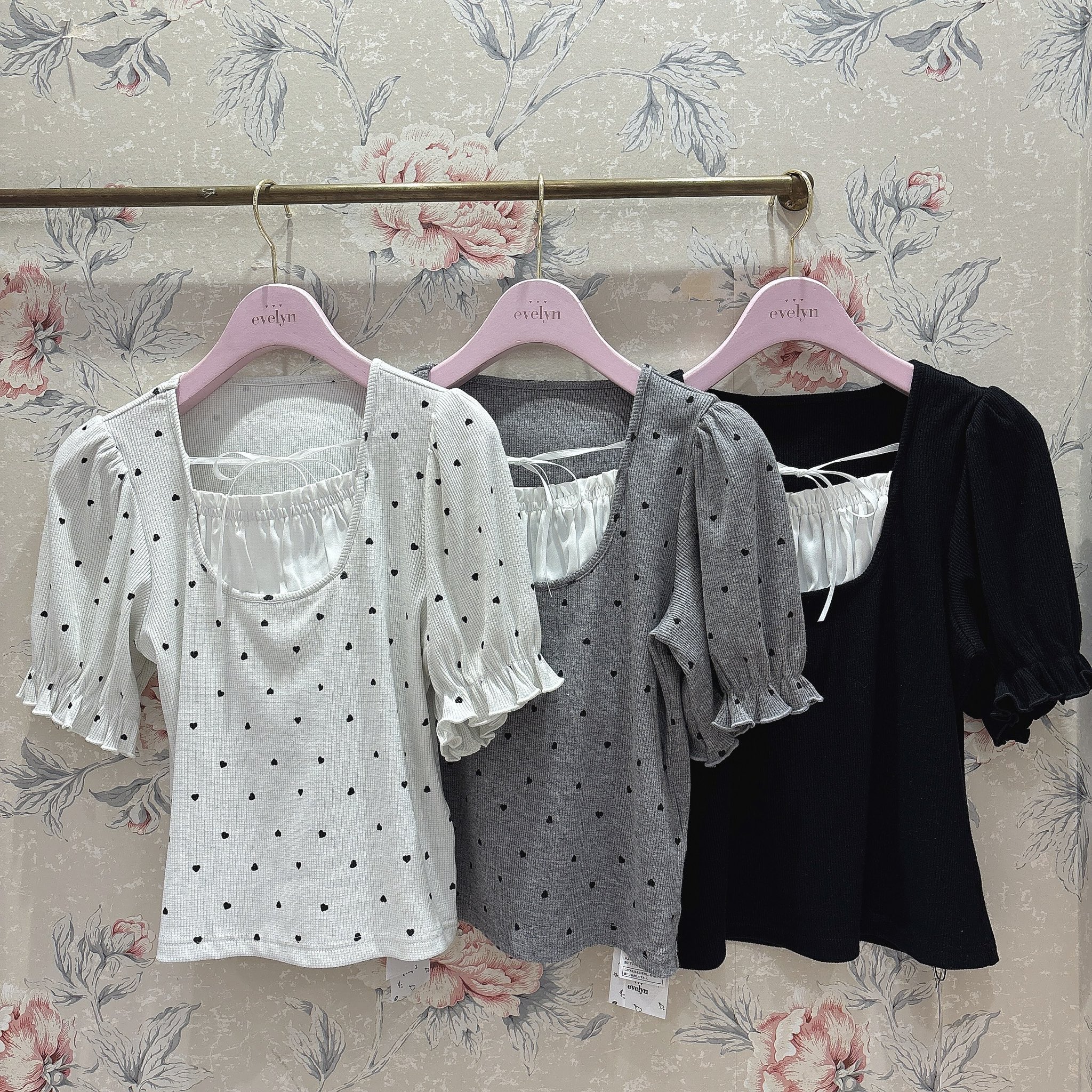 【はこぽす対応商品】 evelyn  X: على トップス