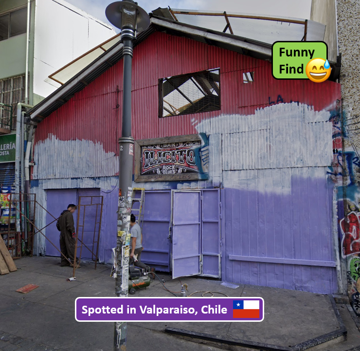 StreetviewV's tweet image. Does naming your bar illicit make it more acceptable?
#FunnyFind #streetviewphotography spotted in #ValparaisoChile

#streetviewphotography #funny #funnypictures #funnyposts #funnystuff #funnypic #Funnyphoto #funnyphotos #curiousity #travelcuriosity #wanderlustjourney