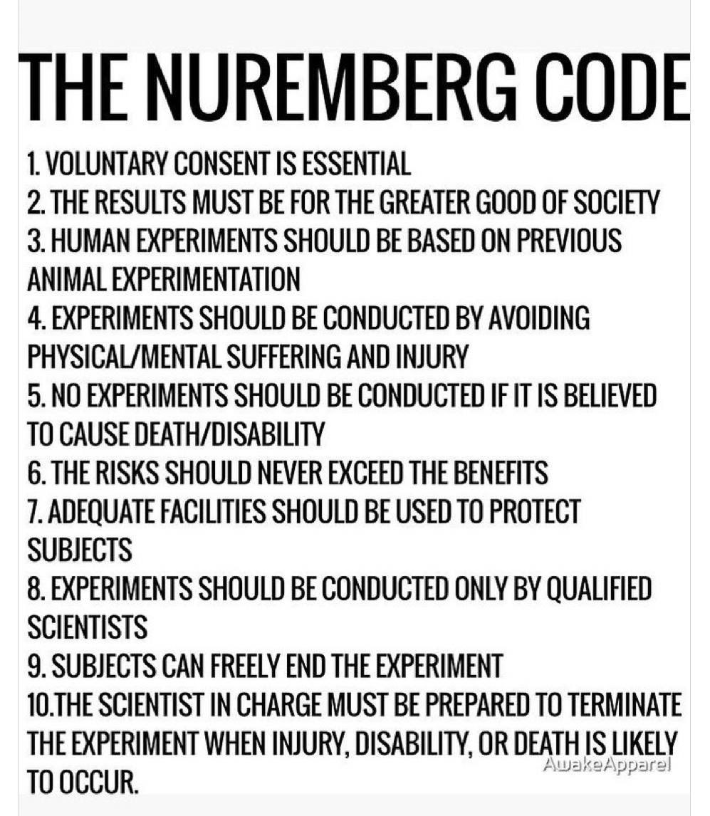 The criminally ignored code since Covid. I want trials now 🇨🇦