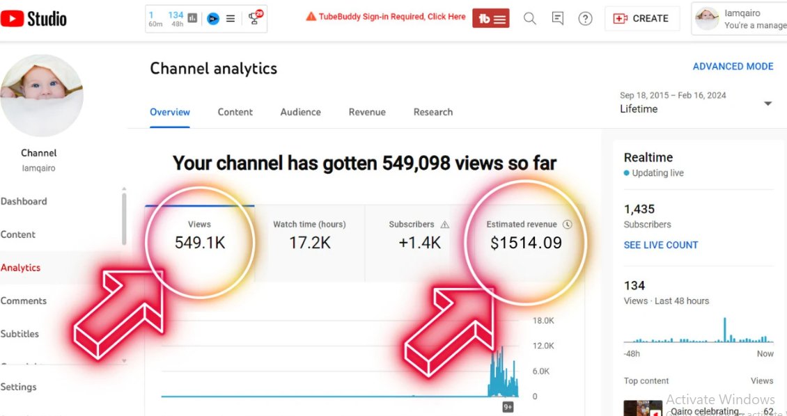 I'm thrilled to share that my client's YouTube channel is performing exceptionally well, and they are extremely pleased. The videos are expertly optimized for SEO, yielding fantastic results. Would you like to #YouTubeSuccess #SEOOptimization #HappyClient #GreatResults