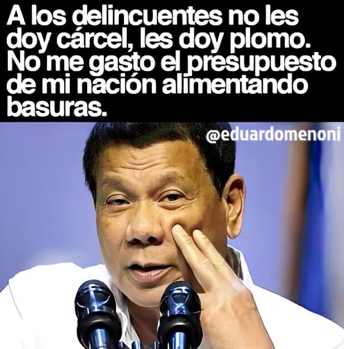 ¿Estás de acuerdo con el expresidente de Filipinas?