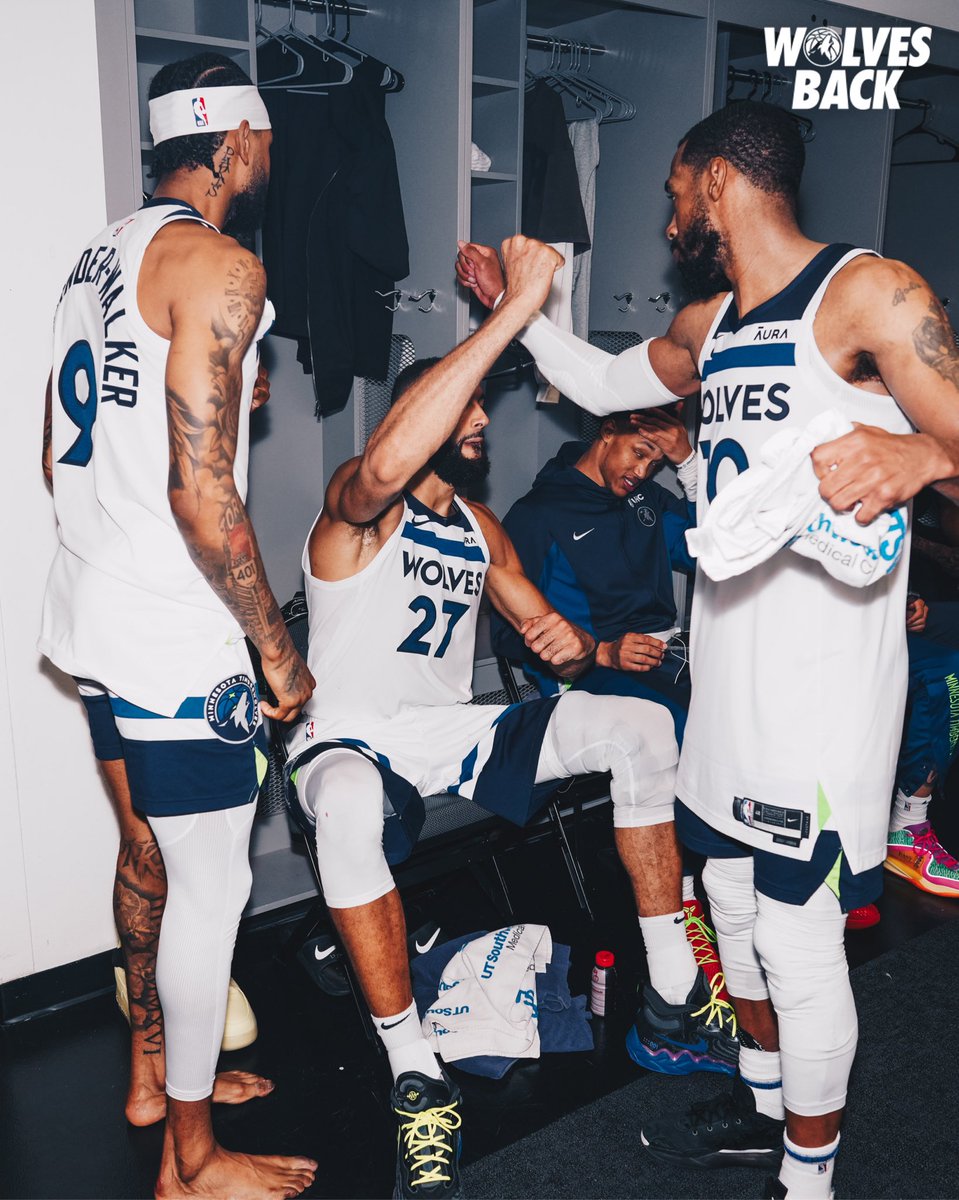 Timberwolves's tweet image. one game at a time.