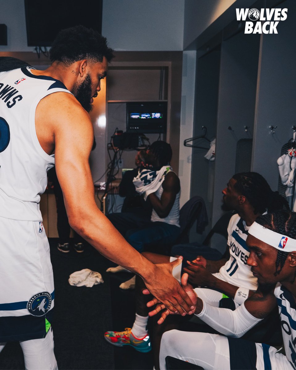 Timberwolves's tweet image. one game at a time.