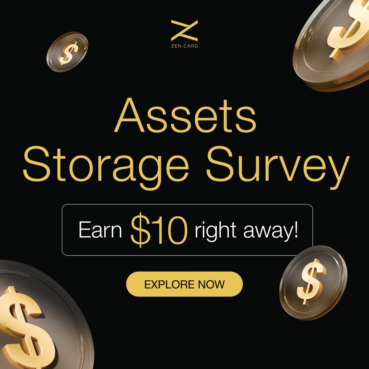 We need you! 🫵🏻 Help us gain insight into #crypto asset storage 🙏🏻 🎁 Rewards: 100 participants with the most high-quality answers will receive 10 USDT each. ⏰ Duration: May 29 - June 14 Make your voice count! 👇🏻 🇻🇳 zencard.app/survey/vie 🌐 zencard.app/survey/eng