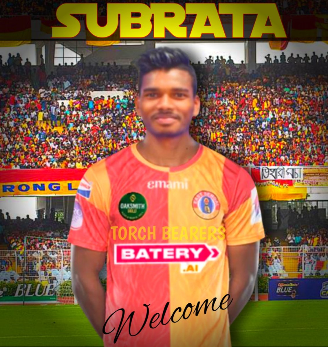 Subrata Murmu have agreed to join East Bengal Reserve Team from Railways! 

Understand the agreement is now done on contract valid until May 2026, two year deal.

It will also include an option to extend until May 2027.

#JoyEastBengal #EastBengalFC
@ebfchistory @eastbengal_fc