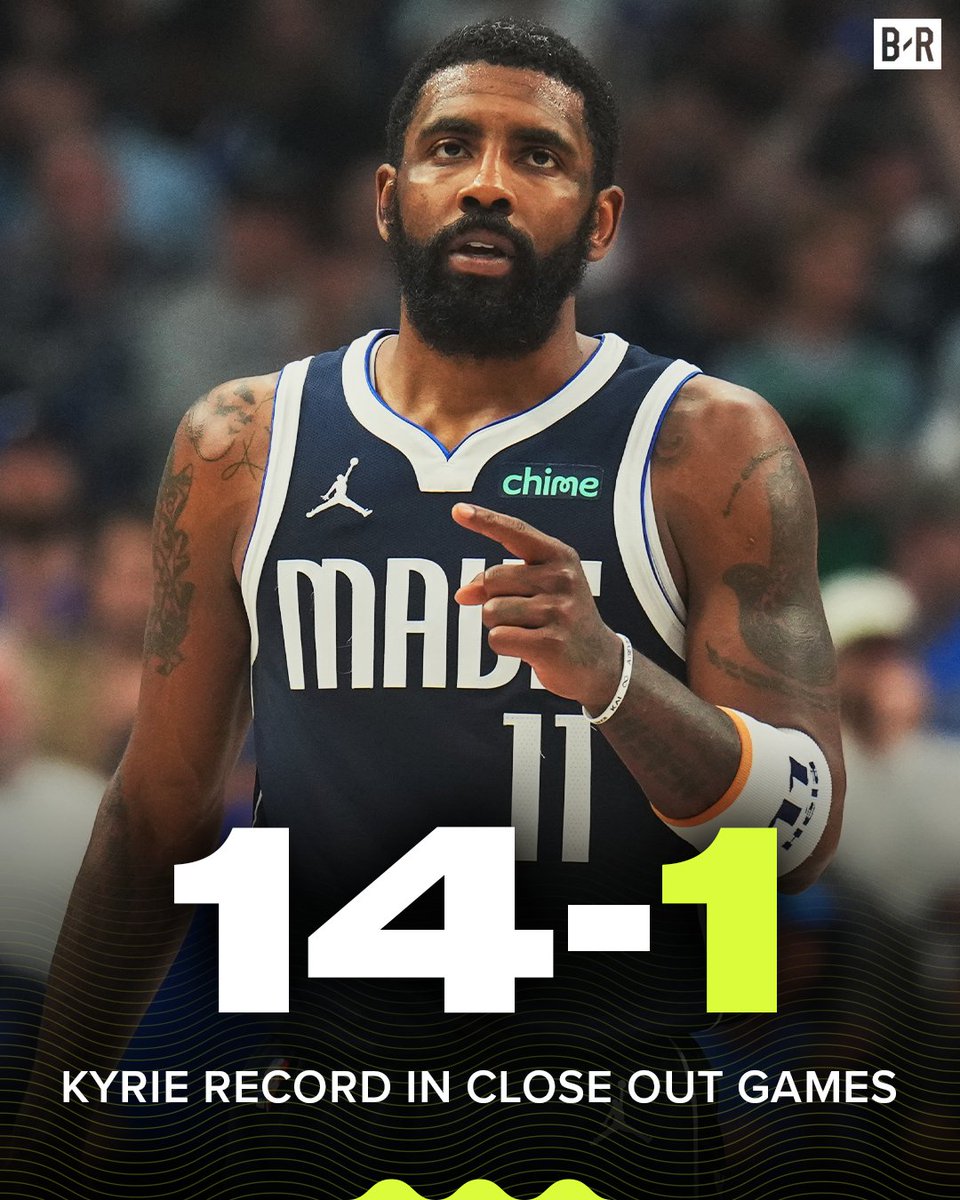 Kyrie had NEVER LOST A CLOSE OUT GAME until tonight 😳